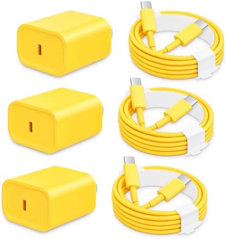 AISNI USBC Charger Block for iPhone 17/16/15 Charger Fast Charging 3 Pack by AISNI