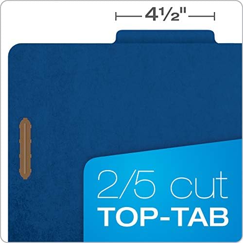 Pendaflex Classification File Folders,1 Divider, Durable File Organizer for Home, School or Office, Letter-Size Folders for Files, Paper Organizer, Durable Prongs, (B006NVMJCC) - Image 5