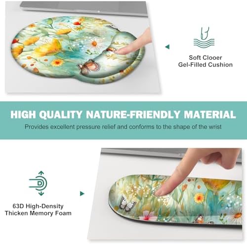 Gaming Mouse Pad, Large Desk Mat, Cute Desk Pad Protector 4in1 XXL Mousepad - Image 5