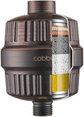 Cobbe HD HEAVY DUTY High Output Shower Filter – 99% REMOVAL Shower Head Filter for Hard Water, Heavy Metals, Chlorine and Harmful Substance, Improve your skin and hair - Oil Rubbed Bronze by Cobbe