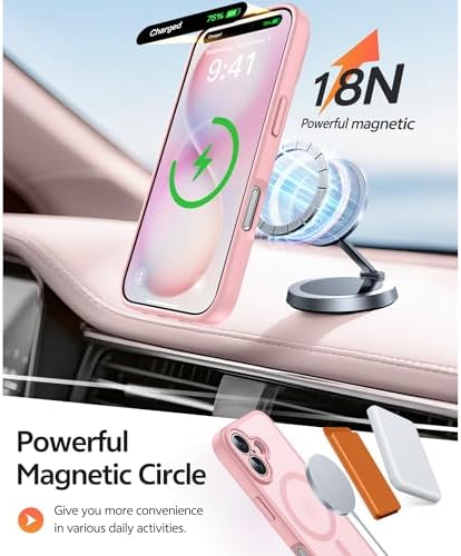 FNTCASE for iPhone 16 Plus Case, Fit for Magsafe, Screen Protector - Image 3
