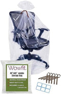 Wowfit Giant Large Plastic Bags for Furniture, Chairs, 45x65, 5 CT, 3 Mil by Wowfit