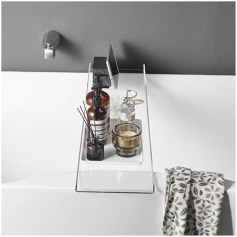 Luxury Bathtub Caddy Tray - Holds Towels, Books, Wine Glasses & Phones - Perfect for Relaxing Baths, Spa Experience, Bathroom Organizer, Gift Idea by Unknown