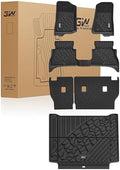 3W Floor Mats & Cargo Liner & Backrest Mats Jeep Wrangler 4XE 2021-2026 by 3W
