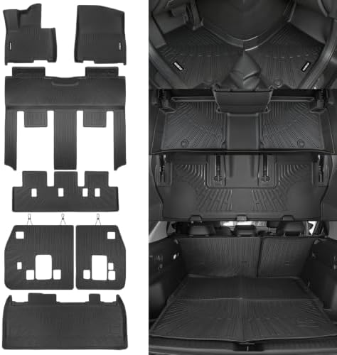 Naibeve Floor Mats for 2022-2027 Kia Carnival 7 Seats(Only for Gas) by NAIBEVE-USA