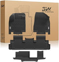 3W Floor Mats for Nissan Pathfinder 8seats 2022-2026,Infiniti QX60 7seats by 3W