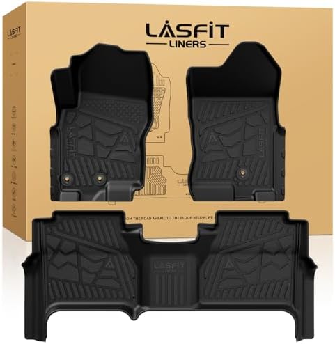 LASFIT Floor Mats for Nissan Frontier Crew Cab 2009-2021 (Not Fit King Cab) by LASFIT
