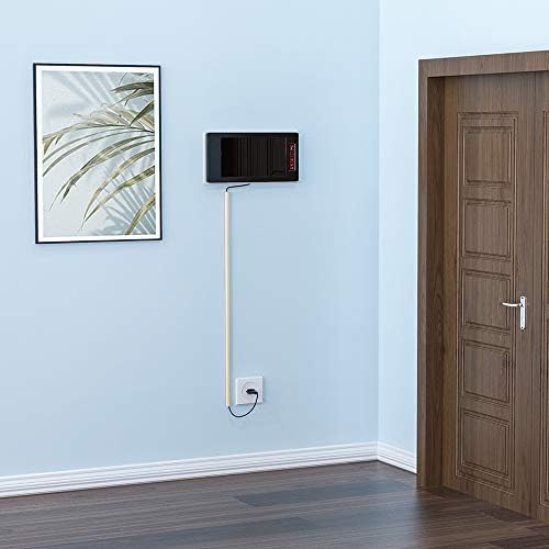 Yecaye 128in Mini Cord Hider, On-Wall Cord Cover, W0.5in H0.31in, Beige - Image 4