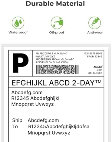 Nelko 4x6 Thermal Labels Fanfold, 500 Shipping Labels for Label Printer - Image 4
