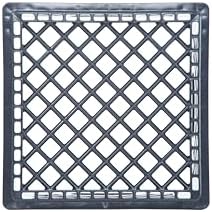 Hudson Exchange 13 x 13 x 11" (16 Quart, 4 Pack) Mesh Commercial Grade Milk Crate Handled Storage Container Tote, Black - Image 6