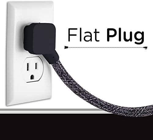 Cordinate 3 Outlet Power Strip 10 Ft Braided Extension Cord - Image 5