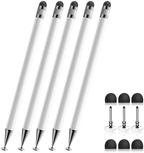 Bopomofo Stylus(5 Pcs),2-in-1 Stylus Pen for Touchscreen,Capacitive Stylus by Bopomofo