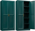 Steeloong 71"Metal Pantry Storage Cabinet with Doors & 4 Adjustable Shelves by Steeloong