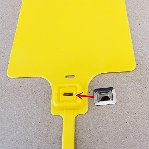 Plastic Shipping Tags for Labeling Large Zip Tie Labels 58x100mm 100pcs - Image 3