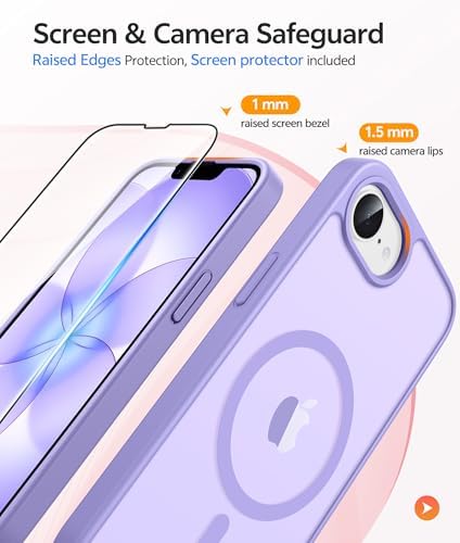 FNTCASE for iPhone 17e/ iPhone 16e Case, Fit for Magsafe, Screen Protector - Image 4