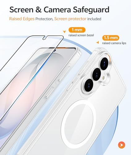 FNTCASE for Samsung Galaxy S26 Case, Fit for Magsafe, with Screen Protector - Image 4