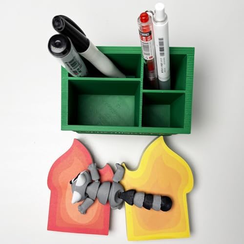 Funny Garbage Can Fire Pen Holder 300 Sticky Notes -Gag Gifts for Coworkers - Image 5