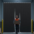 Juexica 36 X 84 Inch Black Freezer Door Curtain Plastic Strips by Juexica