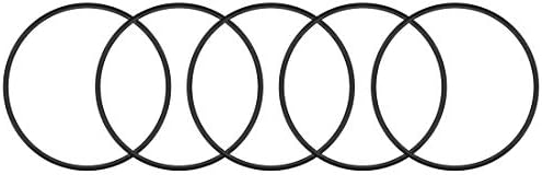 uxcell Nitrile Rubber O-Rings 110mm OD 103.8mm ID 3.1mm Width, Metric Sealing Gasket, Pack of 5 by uxcell