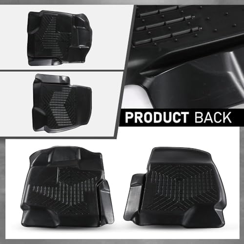 G-PLUS Floor Mats & Cargo Liner 2PCS Fit 2015-2025 Ford F150 Super Crew - Image 5