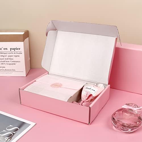 30 Pack 9x6x2 Pink Shipping Boxes for Packaging Small Business, Corrugated Cardboard Boxes for Shipping Packing Mailing - Image 5