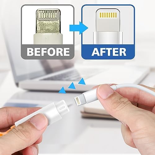 iPhone Cleaning Kit for Charging Port, Cleaner Kit for AirPod Phone, White - Image 5