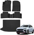 AUXKO Floor Mats Cargo Mat for Hyundai Kona Gas 2018-2023 Kona N 2022-2023 by AUXKO