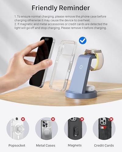 Anlmz 3 in 1 Charging Station - Wireless Charger for Apple Multiple Devices - Image 6