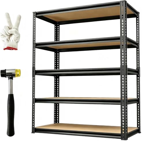 2025LBS Storage Shelves Heavy Duty 5 Tier Garage Storage Shelves by VDEVY