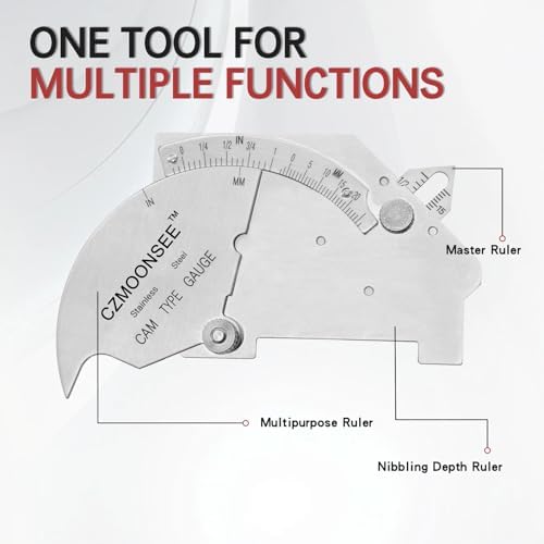 MG-8 Cam-Type Fillet Weld Gauge Stainless Steel Bridge cam Welding Inspection Ruler - Image 3