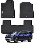 Floor Liners Floor mats for 2026 Passport TPE All Weather Protection 1st & 2nd Row Car Floor Mats Accessories-Black by SANBAN-AXE
