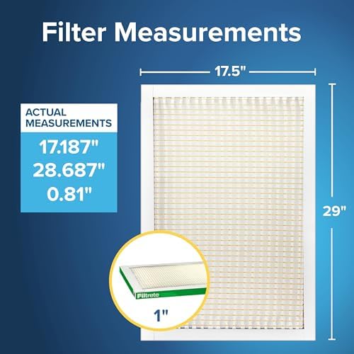 Filtrete 17.50 inx29x1 Air Filter, MERV 8, MPR 700, 4 HVAC Filters - Image 2