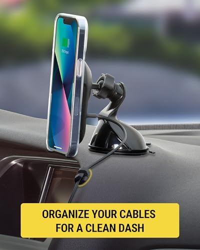 Scosche CMAA2-6PKRP 6 Pack Adhesive Cable Management Clip Kit, Cord Organizer, Wire Holder for Desk, Nightstand, Phone Charger, Computer, Home, Office, Car, Black - Image 4