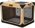 Garnpet Soft Dog Crate for Medium Dogs, 4-Door Foldable Collapsible Dog Crate with Soft Sides, Indoor & Outdoor Travel Dog Kennel by Garnpet