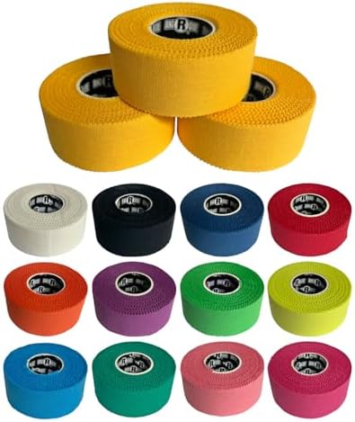 Ringside 1” Athletic Trainers Tape, 3 Rolls, Adhesive Cotton, Gold by Ringside