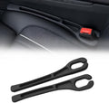 Car Seat Gap Filler Organizer, Anti-Drop Seat Gap Filler 2 Pack Black by Unknown
