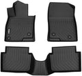 GINOWY- Floor Mats for Mazda 3 2014-2018, TPE All Weather Protection Car Mats for Mazda 3 2018 Non-Slip Floor Liners Waterproof Heavy Duty Automotive Accessories Black by GINOWY
