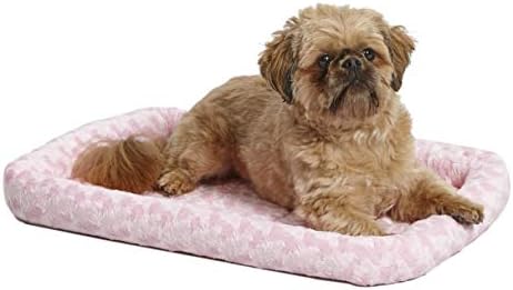 MidWest Homes for Pets Pink Fashion iCrate Starter Kit, 24-inch Dog Crate Bundle for Small Dogs, Includes Crate, Pet Bed, 2 Bowls and Privacy Cover - Image 5