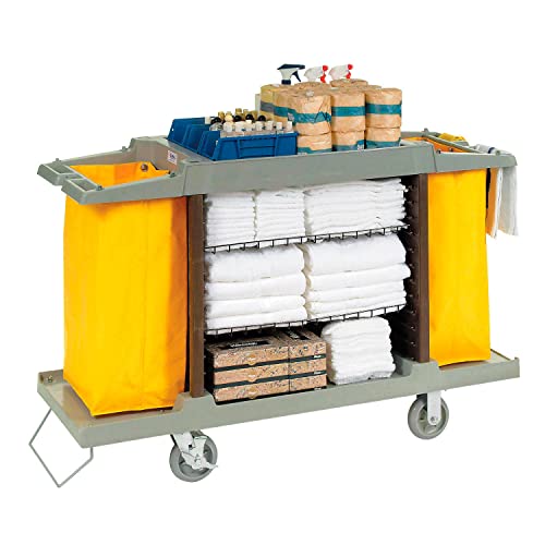 GLOBAL INDUSTRIAL Hotel Cart, Housekeeping Cart - Image 6