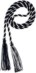 Tassel Depot Graduation Honor Cord - Navy/White - Every School Color Available - Made In Usa by TasselDepot
