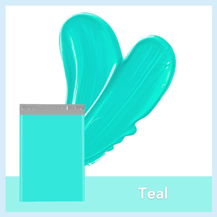Fuxury Large Poly Mailers 24x24" 300Pcs,Shipping Bags for Clothes,Teal - Image 2