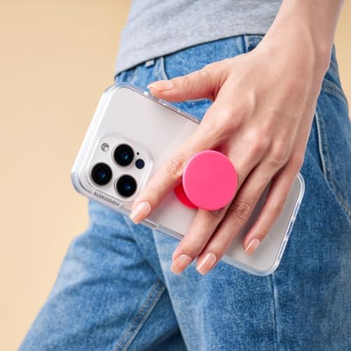 PopSockets Adhesive Phone Grip, Holder- Neon Pink - Image 5