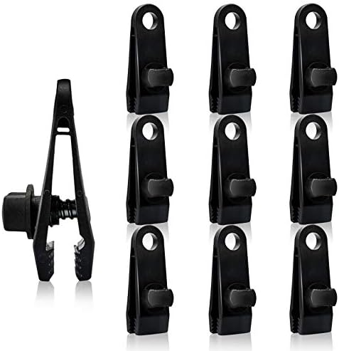 Tarp Clips Heavy Duty Lock Grip, Plastic Tarp Clamps, Linoleum Tent Clip by LQ-SCYCX-TT