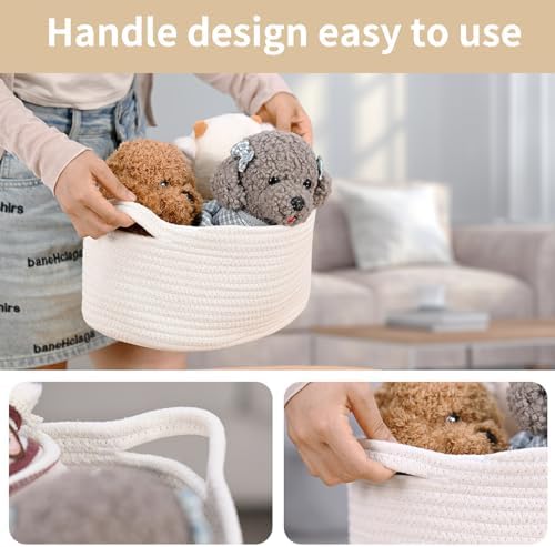 Happyiren Empty Gift Basket with Handle, Black Decorative Storage Container - Image 4