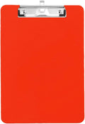 Red Nursing Clipboard with Pen Holder, Plastic Clip Boards 8.5x11 Heavy Duty by TFDLCGzm