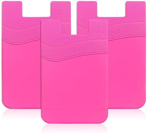 Senose Phone Wallet, 3 Pack Phone Card Holder Stick On Back of Cellphones by Senose
