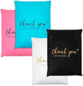 14.5x19 Thank You Poly Mailers Variety Pack of 50, 13Pcs Each Color by JinRuiKJ