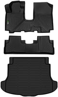 HAFIDI® Floor Liners & Cargo Mats for Honda CRV 2007 2008 2009 2010 2011 LX/SE/EX/EX-L,Car Mats for CRV All Weather Floor Mats TPE Anti-Slip Automotive Full Set Custom Accessories - Black by HAFIDI