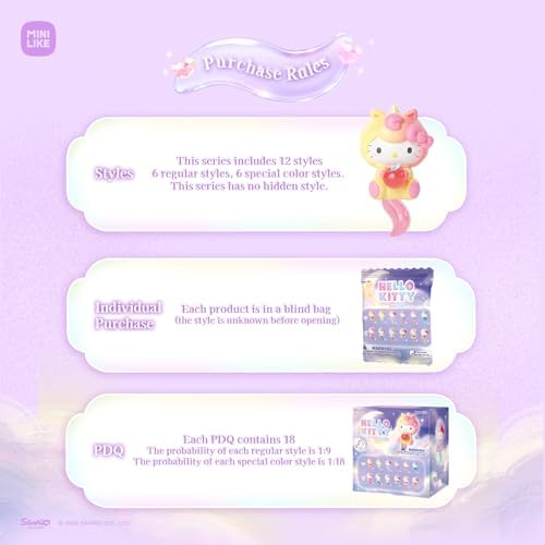Hello Kitty Blind Box Mini Figures Fantasy Encounter Series Bean - Image 6