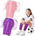 2 Pairs Shin Guards Soccer for Kids,Shin Pads Extra Lightweight Breathable Slide in Shin Guard for Football Training Match Outdoor Activities Protective Slip-in Shin Guards for Boys Girls by Unknown
